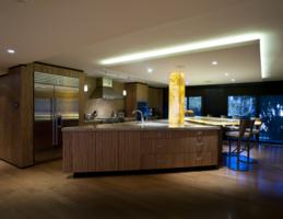 Designer Richard C. Carpenter awarded SRQ Best Kitchen of Year - Boca Grande LumaPex Column & Elevated Counter Outerbridge Construction